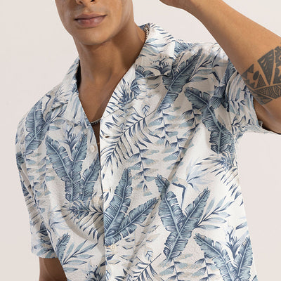 Locust Blue Seersucker Shirt