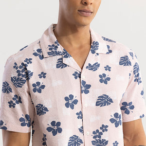 Chestnut Pink Seersucker Shirt