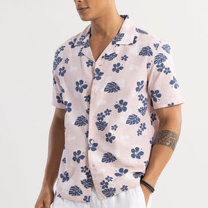 Chestnut Pink Seersucker Shirt