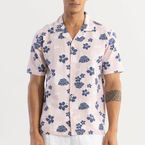 Chestnut Pink Seersucker Shirt