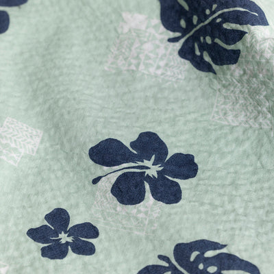 Chestnut Green Seersucker Shirt