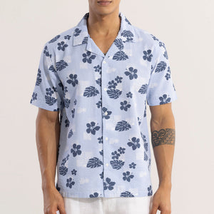 Chestnut Blue Seersucker Shirt