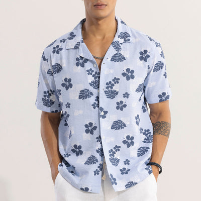 Chestnut Blue Seersucker Shirt