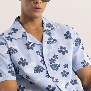 Chestnut Blue Seersucker Shirt