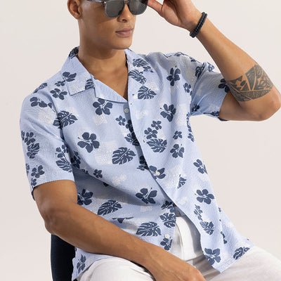 Chestnut Blue Seersucker Shirt