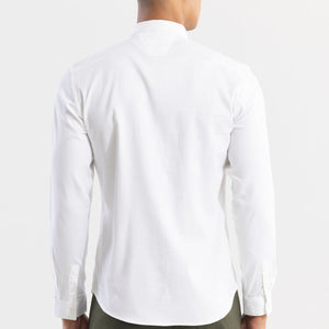 Contour Beaded White Shirt