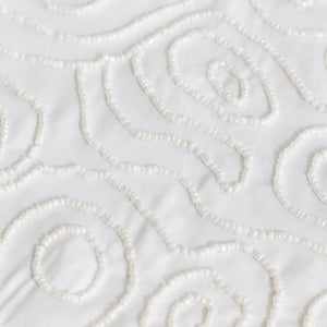 Contour Beaded White Shirt