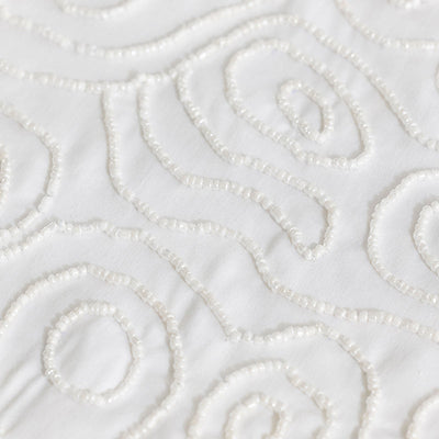 Contour Beaded White Shirt