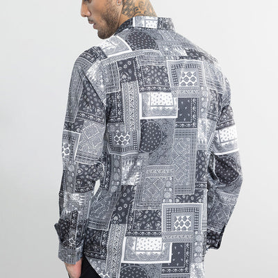 Bohemian Bliss Grey Shirt