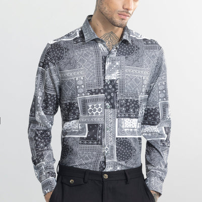 Bohemian Bliss Grey Shirt