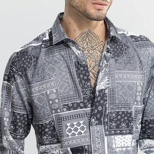 Bohemian Bliss Grey Shirt