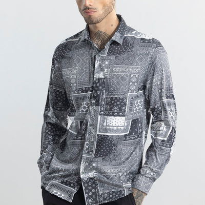 Bohemian Bliss Grey Shirt