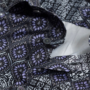 Multi Motif Grey Shirt