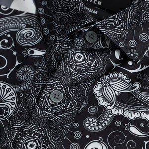 Paisley Mosaic Grey Shirt