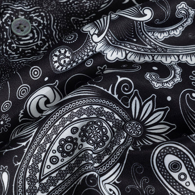 Paisley Mosaic Grey Shirt