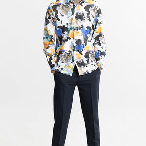 Splatter Ink White Shirt