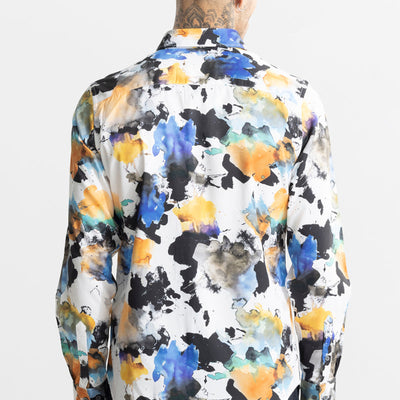 Splatter Ink White Shirt