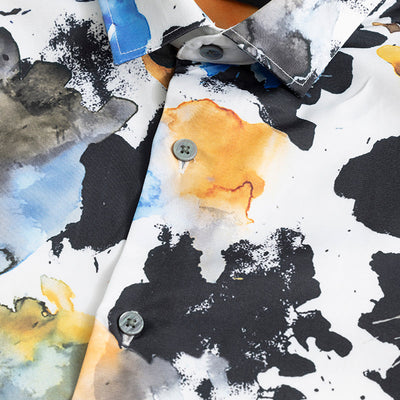 Splatter Ink White Shirt