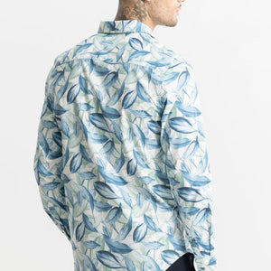 Autumn Burst Blue Shirt