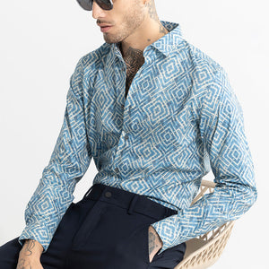 Cube Couture Blue Shirt