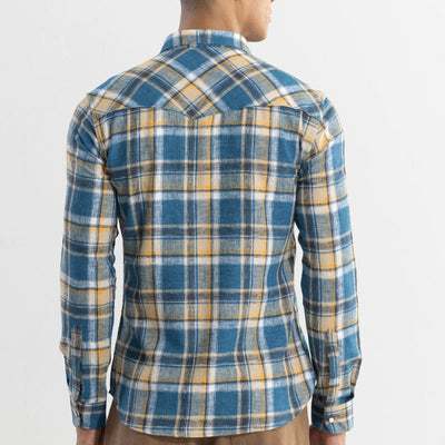 Tartan Tango Blue Checks Shirt