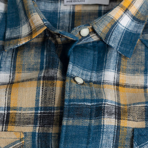 Tartan Tango Blue Checks Shirt