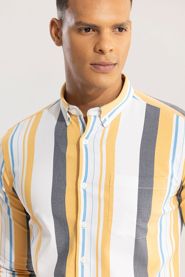 Retro Stripe Yellow Shirt