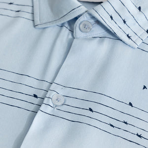 String Sparrow Blue Shirt