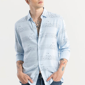 String Sparrow Blue Shirt