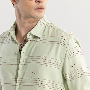 String Sparrow Green Shirt
