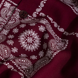 Pixel Paisley Red Shirt