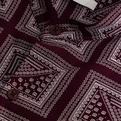 Gridart Maroon Shirt