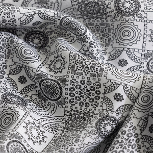 Imprint Motif White Shirt