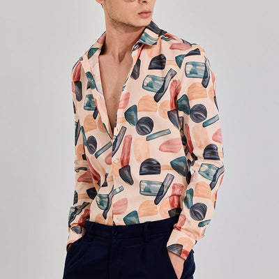 Gemstone Peach Shirt