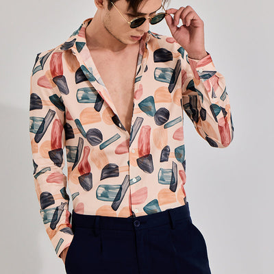 Gemstone Peach Shirt