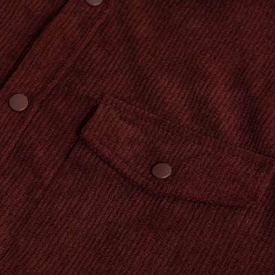 Cord Couture Maroon Overshirt