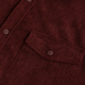 Cord Couture Maroon Overshirt