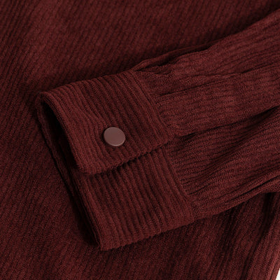 Cord Couture Maroon Overshirt
