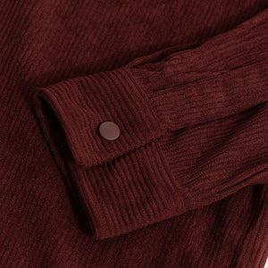 Cord Couture Maroon Overshirt