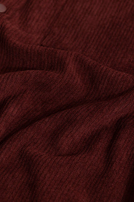 Cord Couture Maroon Overshirt