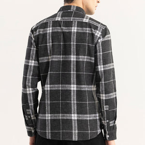 Widegrid Black Checks Shirt