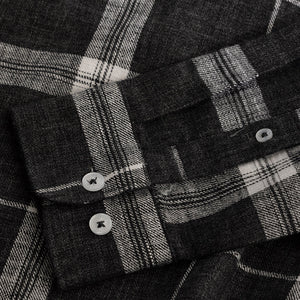 Widegrid Black Checks Shirt