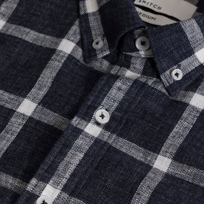 Plazagrid Navy Checks Shirt