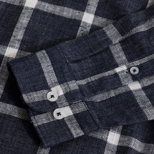 Plazagrid Navy Checks Shirt