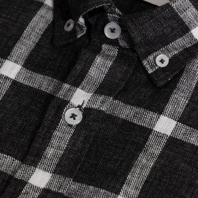 Plazagrid Black Checks Shirt