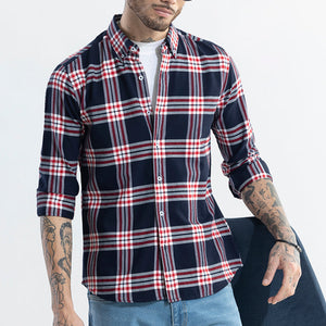 Boldsquare Navy Checks Shirt