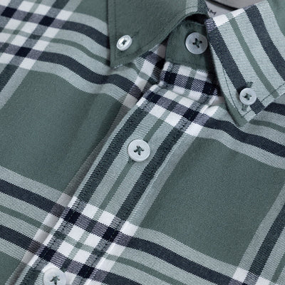 Boldsquare Sage Green Checks Shirt