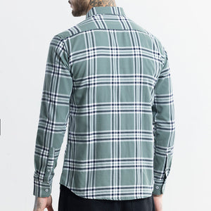 Boldsquare Sage Green Checks Shirt