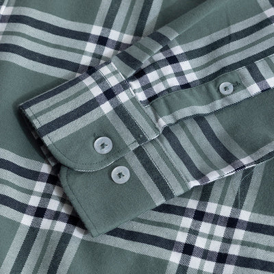 Boldsquare Sage Green Checks Shirt