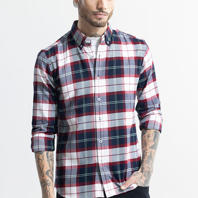 Boldsquare Grey Checks Shirt